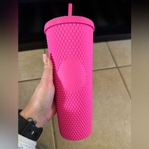 Starbucks Pink Textured Tumbler